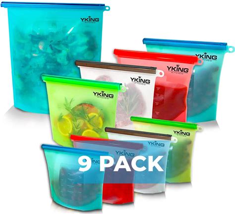 reusable freezer bags.